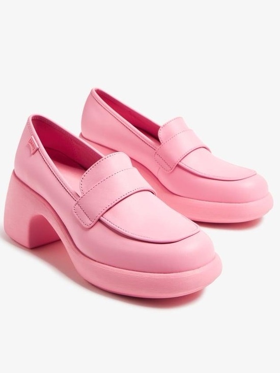 Camper Shoes - CAMPER Thelma Pink Leather Loafer Size EU40